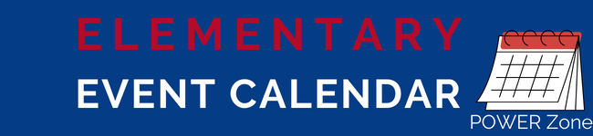 elementary event calendar banner 